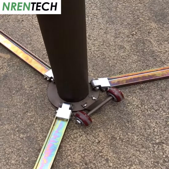 10m Manual Crank up Telescopic Mast