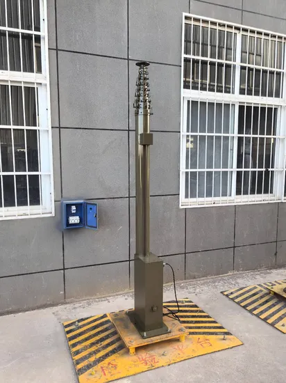 Vehicle Truck Car Roof Mounted Telescopic Mast for Emergency Lighting Antenna Camera 