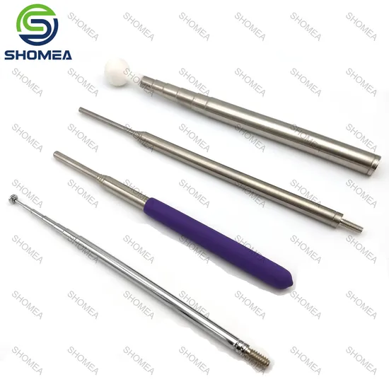 Shomea Customized Stainless Steel / Brass Telescopic Antenna with ABS Ball Cap 