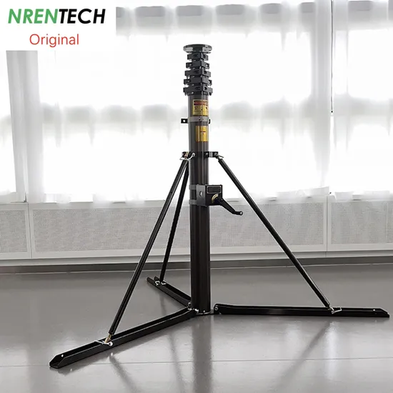 6m Aluminum Manual Crank up Telescopic Mast