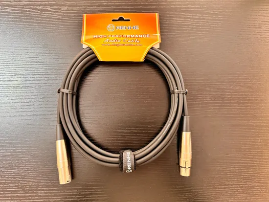 Mic Wire Cord Microphone Cable Audio Cable Extension 3pin Cannon XLR Male to Female 24/22 AWG Ga/Guage OFC CCA Balanced Studio