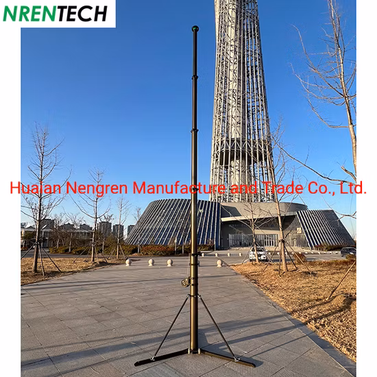 9m Manual Crank up Mast for Light Tower