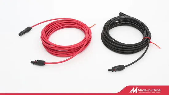 1~10m Solar Cable Extension Solar Power Plant Cable 1 X 4.0 mm2 Cable with Solar Connector 