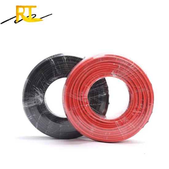 En 50618 PV1f DC Ring Cable 4mm 6mm Extension PV Cables for Solar Power Panel Station Connector IEC 62930 Cord Price Sun Battery Powered Extension